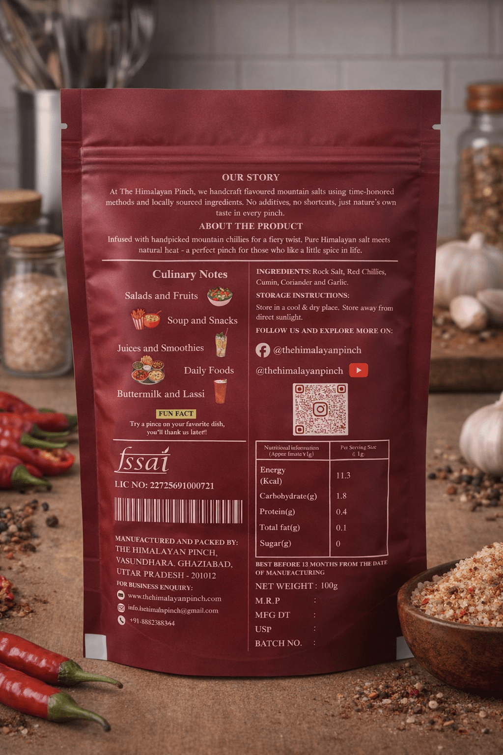 Pinch Perfect Duo (Mix & Chilli 200g) - The Himalayan Pinch